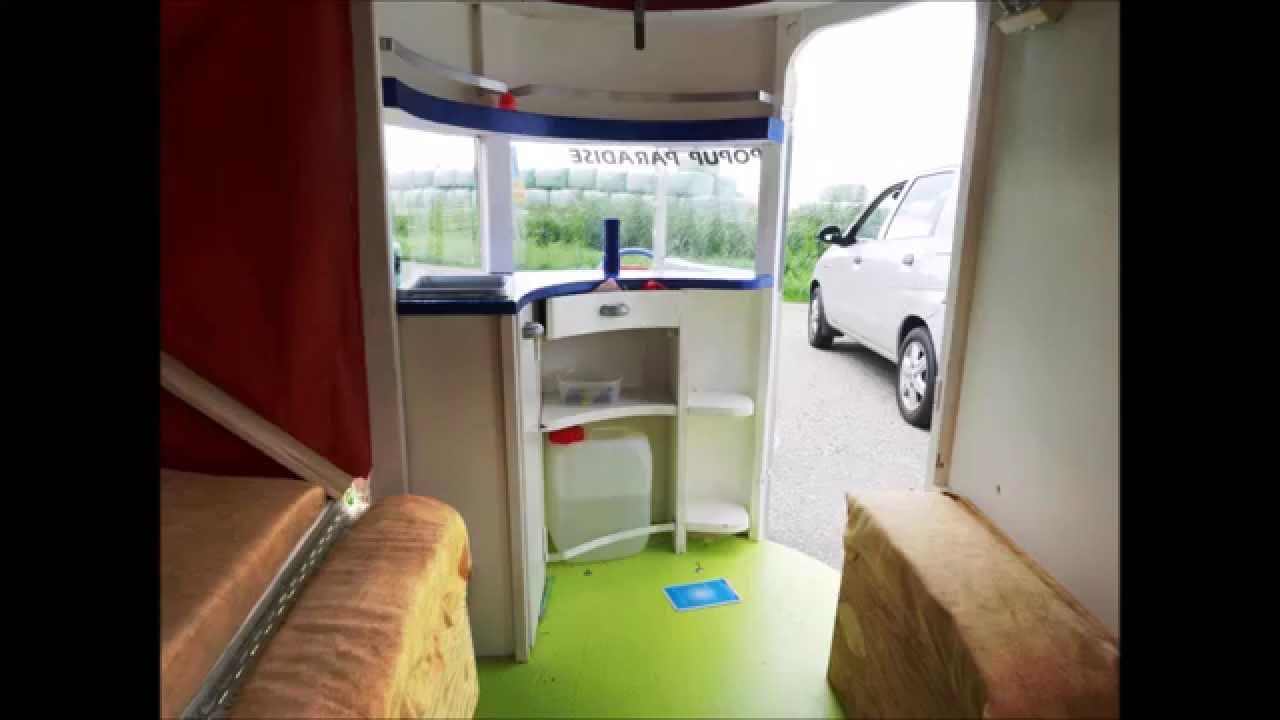 Caravan voor achter de skelter