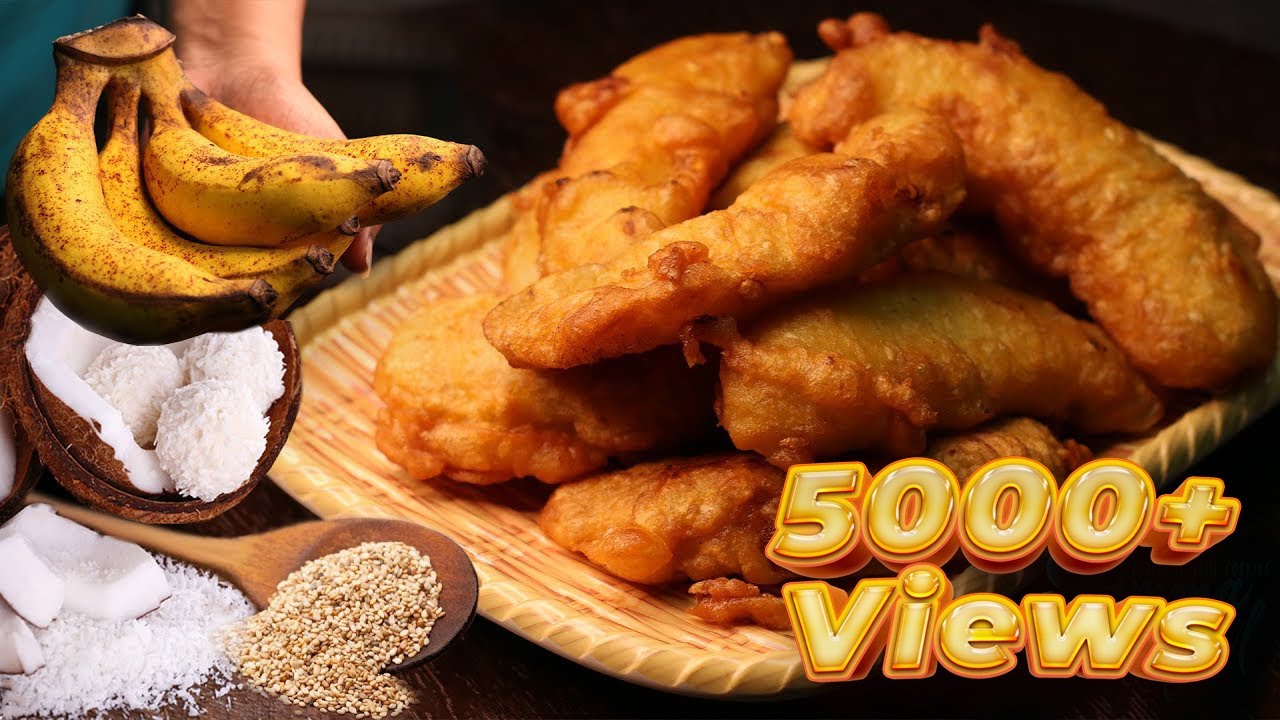 Pisang Goreng Crispy | Crispy Banana Fritters | பிசாங்  கோரேங் | Amma Samayal Official