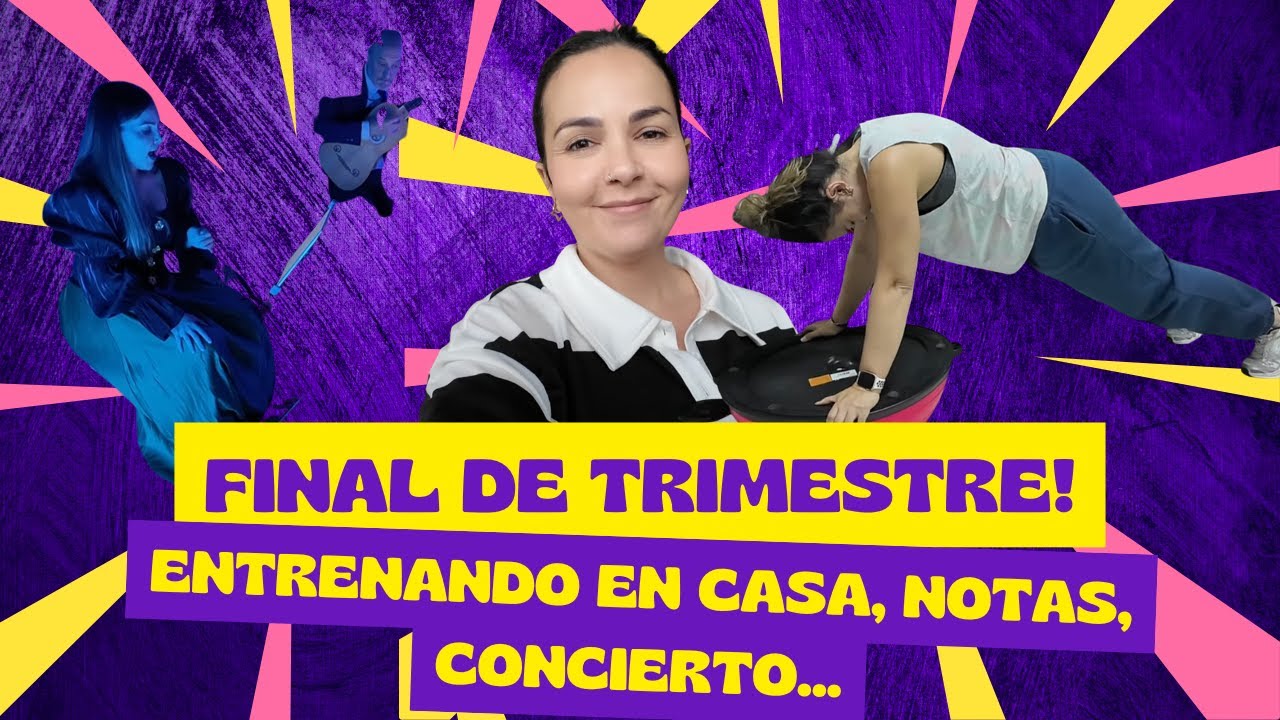 Final de trimestre muy movido! Entrenando en casa, concierto navide&ntilde;o...