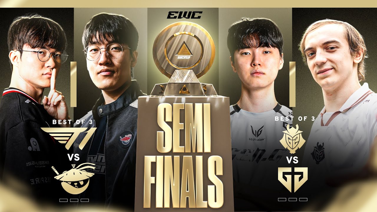 T1 VS AL // G2 VS GENG SEMI FINALS ELIMINATION EWC 2025