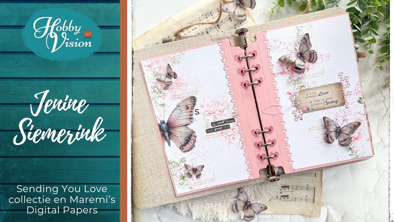 FBLive - 05-02-2025 - Jenine Siemerink - Creatief met JMA Sending You Love & Maremi's Papers
