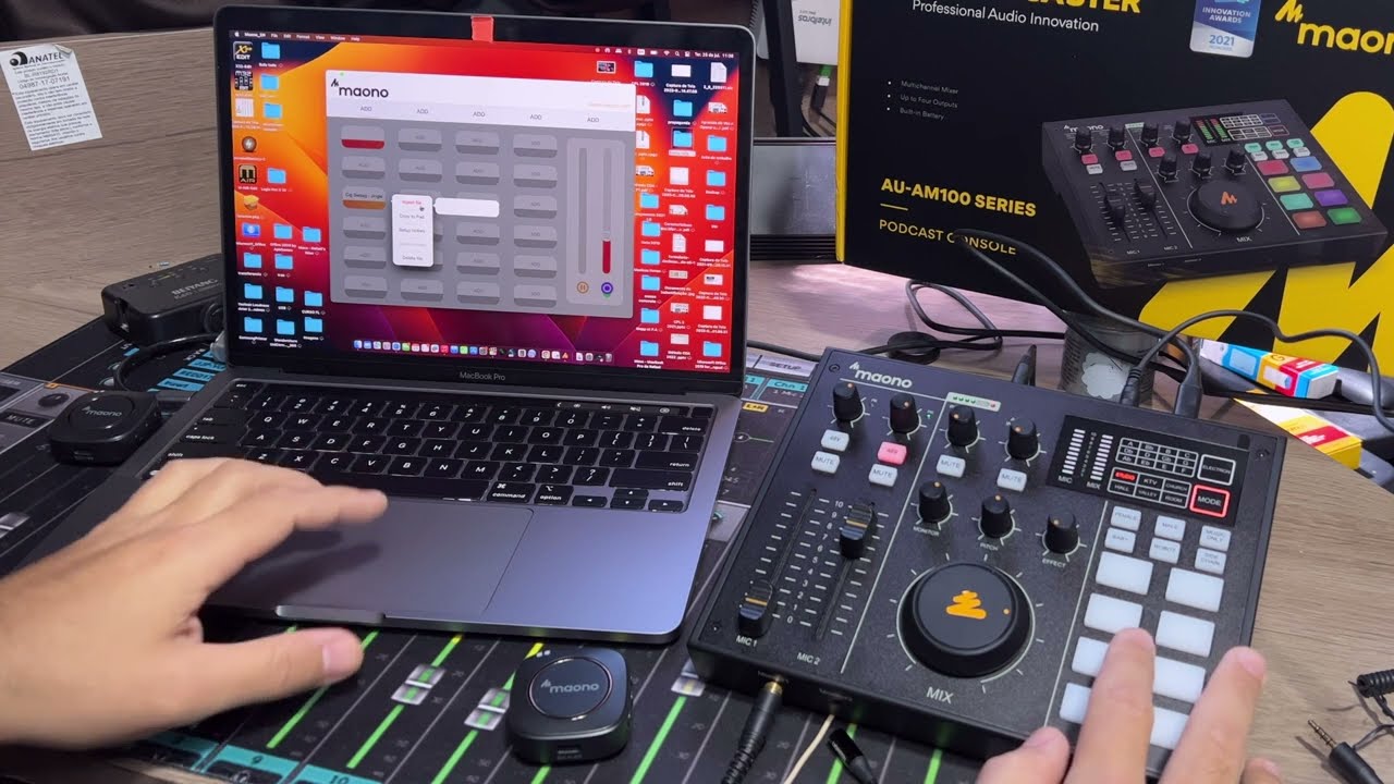 Lançamento - Mesa de Som - Maono Caster AM100