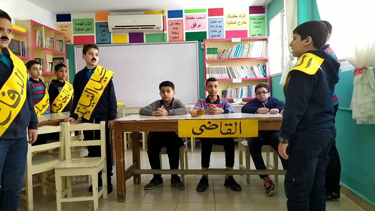 مسرحية الأفعال الخمسة الحاصلة على المركز الأول على مستوى إدارة المنتزه التعليمية