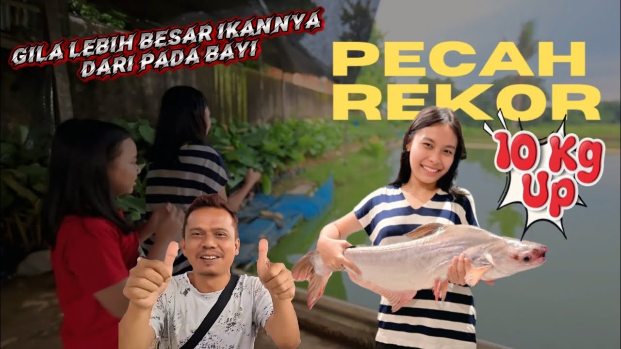 PECAH REKOR !!! MANCING IKAN MONSTER 10 KG LEBIH @LikRockstarReborn DAN @mamachika94 PIALANYA MANA??