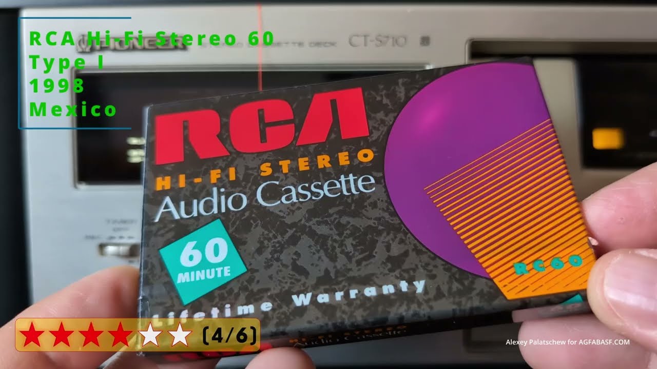 RCA Hi-Fi Stereo 60 Type I Mexico 1998_Compact Cassette