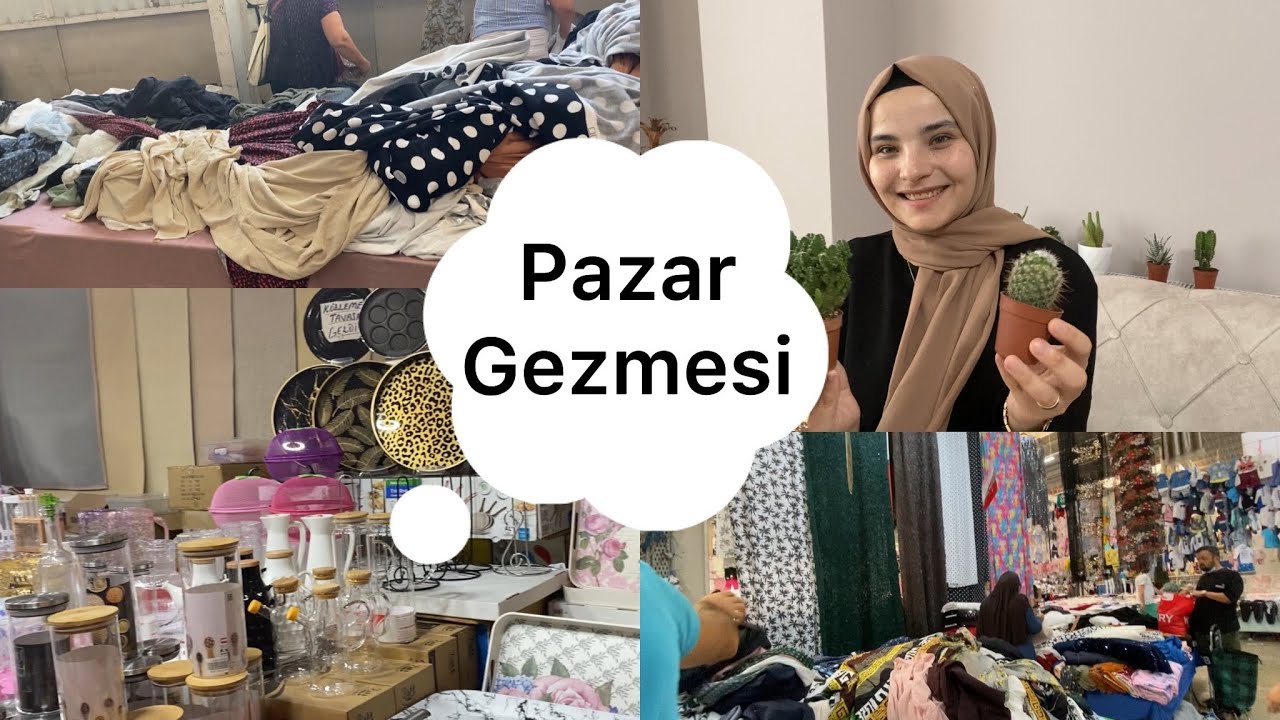 Birlikte pazar gezelim/kumaş alışverişi /Beylikd&uuml;z&uuml; pazarı  gezmesi /&ccedil;ok g&uuml;zel şeyler var