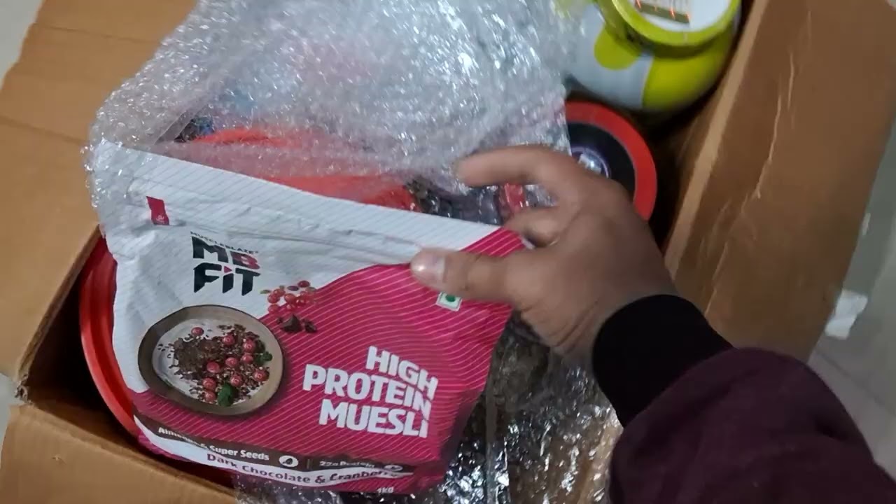My supplements stack unboxing 