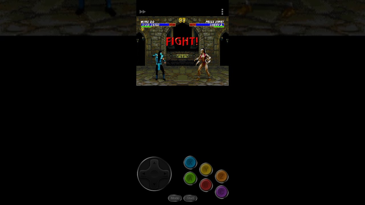 Ультиматум Мортал комбат Аркада эдишн ремастер Саб зиро vs Шива #mortalkombat #retro #sega #games