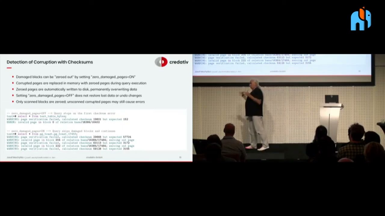 Database in Distress: Testing and Repairing Different Types of Database Corruption - Josef Machytka