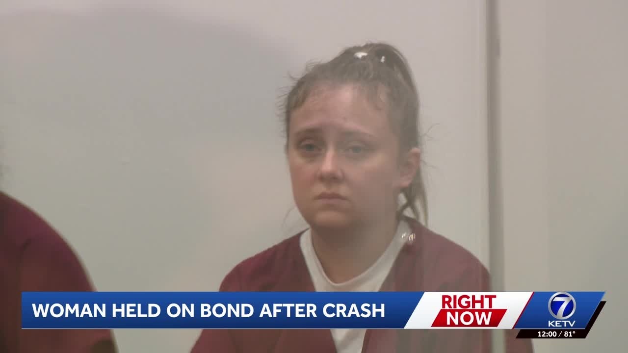 Bond set for Omaha woman accused in DUI crash with baby in backseat