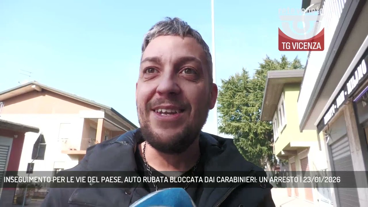 INSEGUIMENTO PER LE VIE DEL PAESE, AUTO RUBATA BLOCCATA DAI CARABINIERI: UN ARRESTO | 23/01/2026