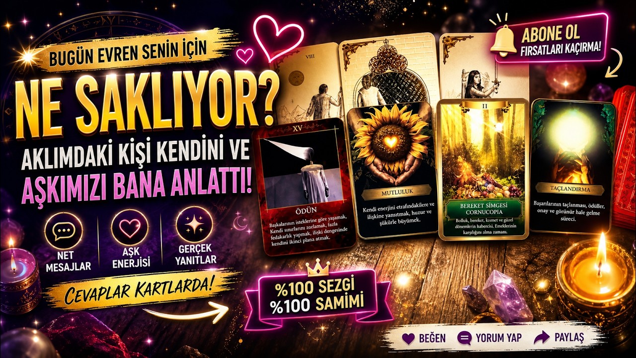 Aklımdaki Kişi Kendini Ve Aşkımızı Bana Anlattı, Açıkladı! #tarot #keşfet #minimaltarot 