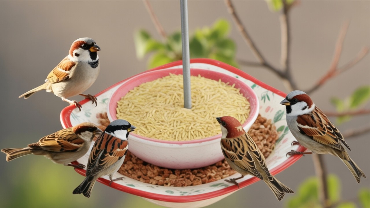 How to make Hanging Bird Feeder at home | Homemade Birds Feeder | DIY Bird Feeder