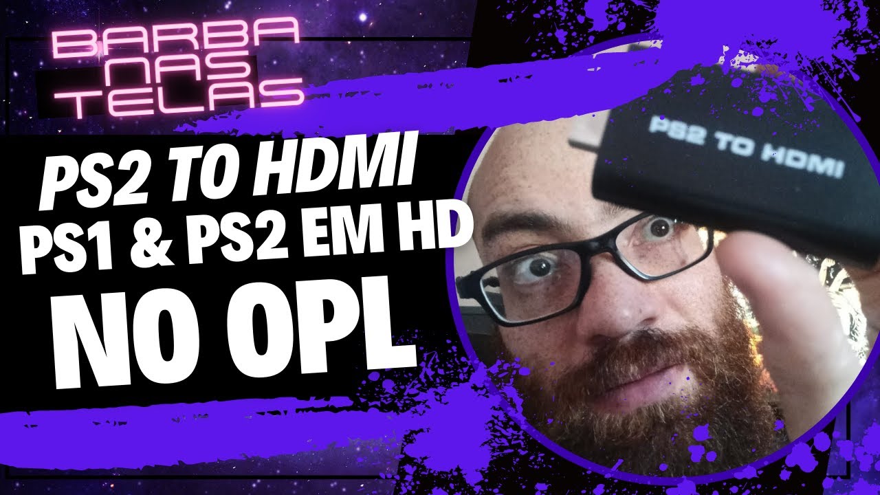 OPL Com PS2 To HDMI Jogos PS1 e PS2 HD + Bônus
