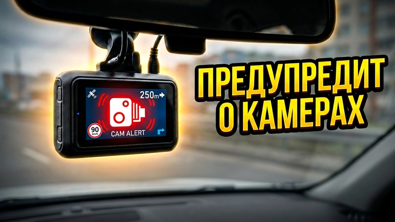 🚨🚔 ПРЕДУПРЕДИТ О КАМЕРАХ, РАДАРАХ, ПОСТАХ ДПС 👉 TrendVision TDR-721S EVO PRO 👉 БАЗА КАМЕР SPEEDCAM