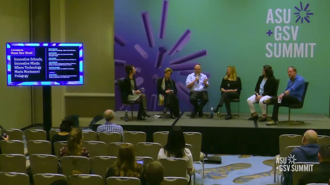 Innovative Schools, Innovative Minds: Where Technology Meets Montessori Pedagogy | ASU+GSV 2023