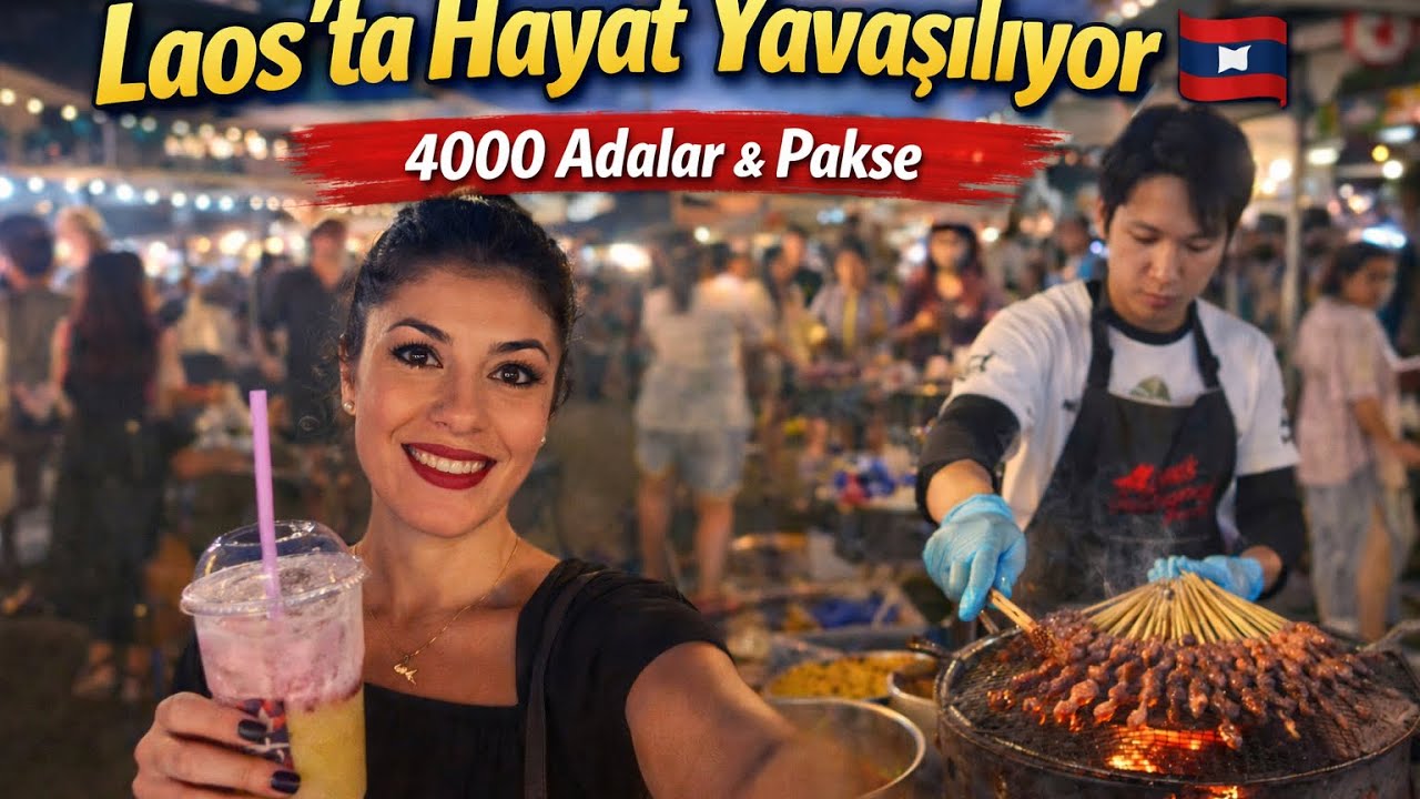 Laos’ta Hayat Yavaşlıyor 🇱🇦 | 4000 Adalar (Don Det) & Pakse