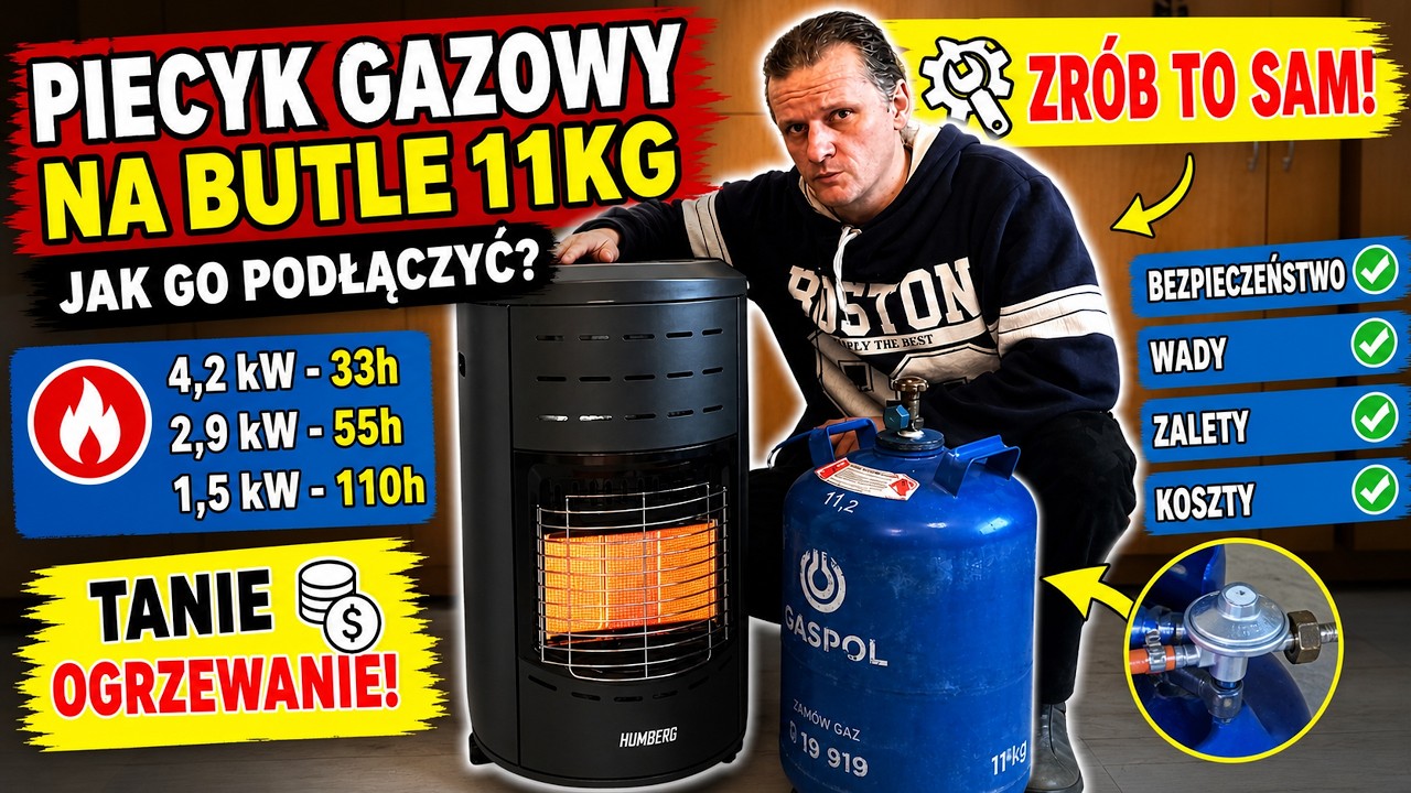 Piecyk gazowy na butle propan-butan. Jak go uruchomić? Wady i zalety pieca na lpg. Tanie ogrzewanie