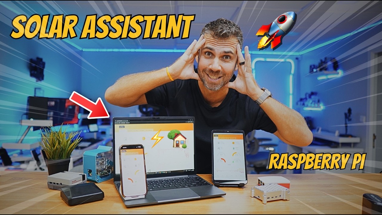 ☀️💻 O teu Sistema Solar em Tempo Real 🚀Dentro ou Fora de Casa 🤯 Raspberry Pi + Solar Assistant 🔥