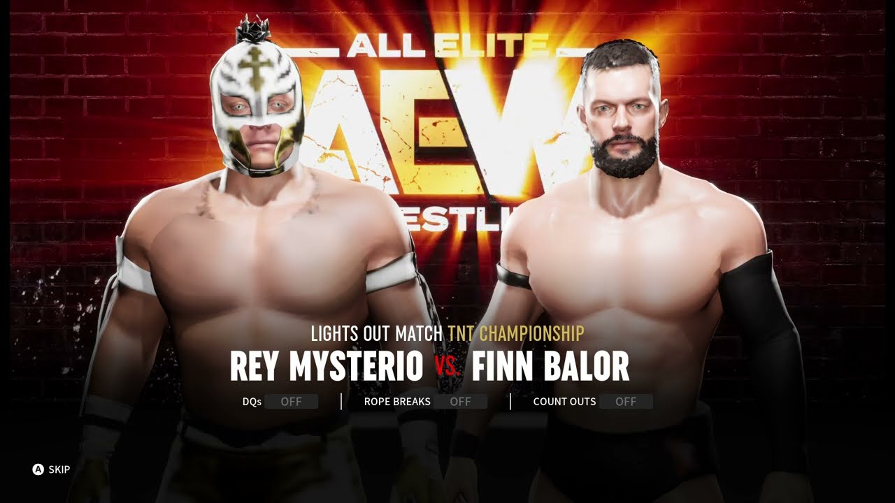 WWE AEW FIGHT FOREVER WRESTLEMANIA: REY MYSTERIO VS FINN BALOR 