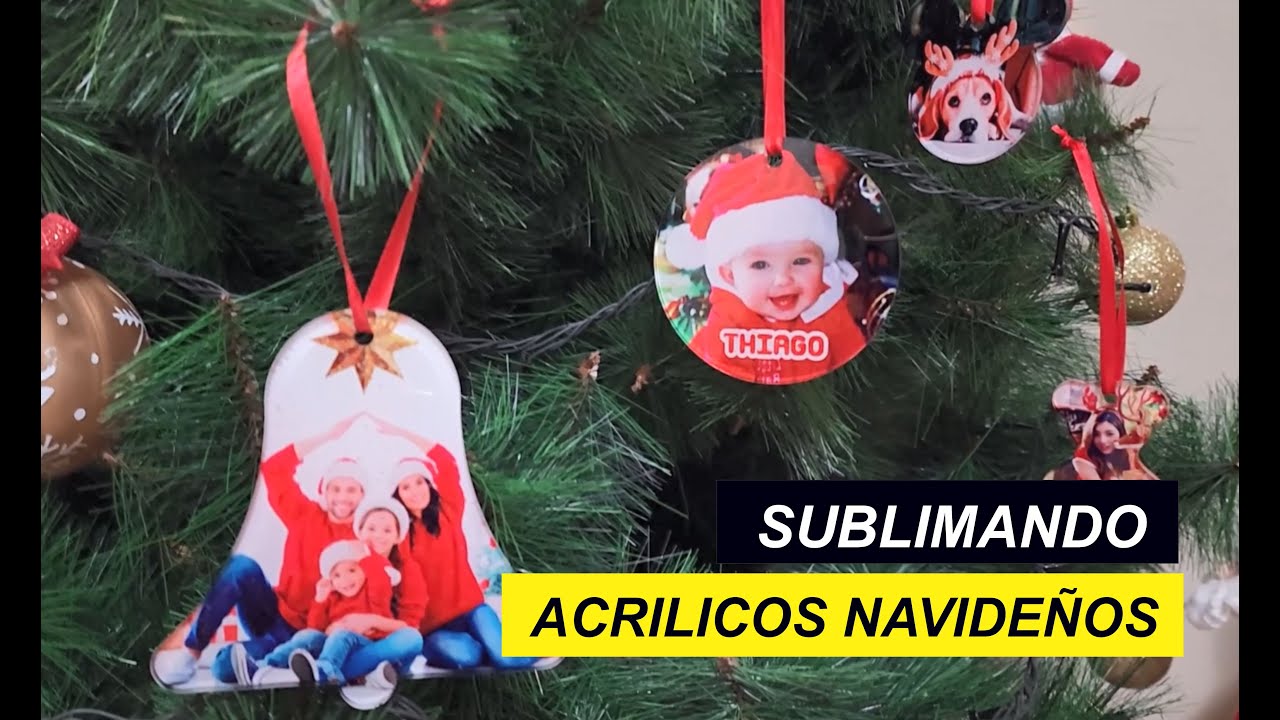 SUBLIMANDO ACRILICOS NAVIDEÑOS