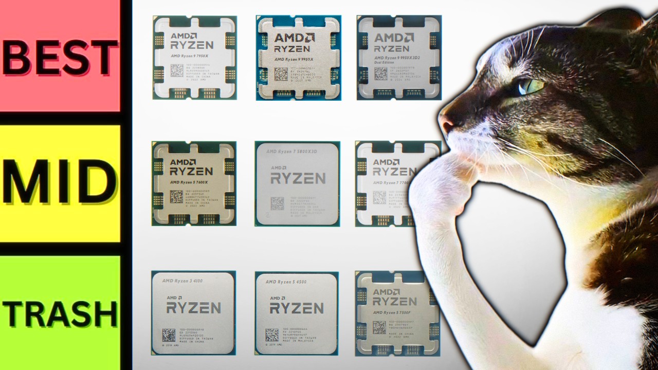 I Ranked Every AMD CPU... (From WORST to BEST)
