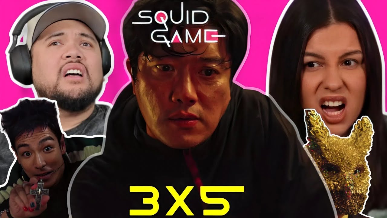 SQUID GAME 3X5 FAN REACTION MASHUP COMPILATION | “○△□” |  LEE JUN-JAE | WI HA-JOON | 3X05 | 오징어 게임