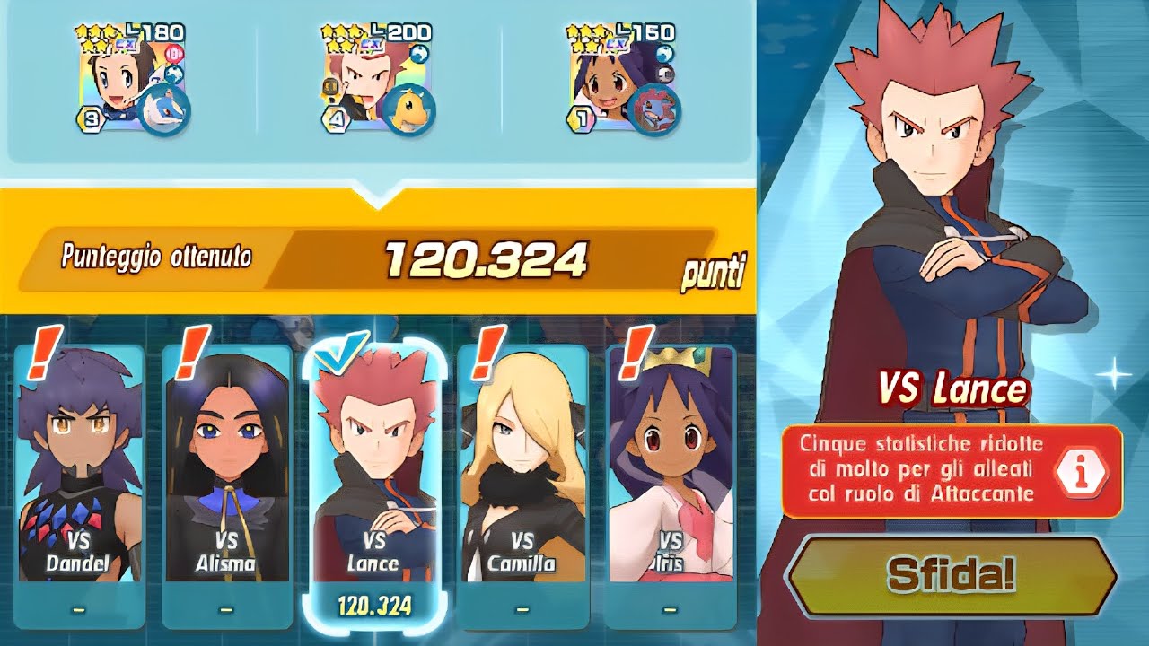 120.324 Points vs Lance | High Score Event Poison & Dragon Conqueror | Pokémon Masters EX