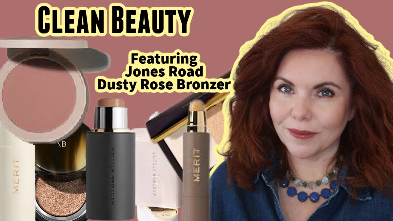 Get a Natural Glow with Jones Road Dusty Rose Bronzer - Clean Beauty Tutorial