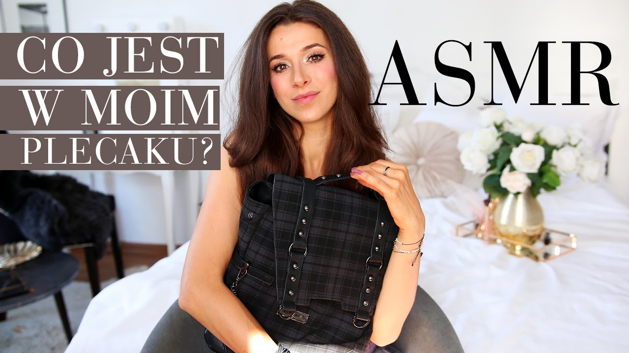 ASMR: CO JEST W MOJEJ TOREBCE /PLECAKU:D❤️