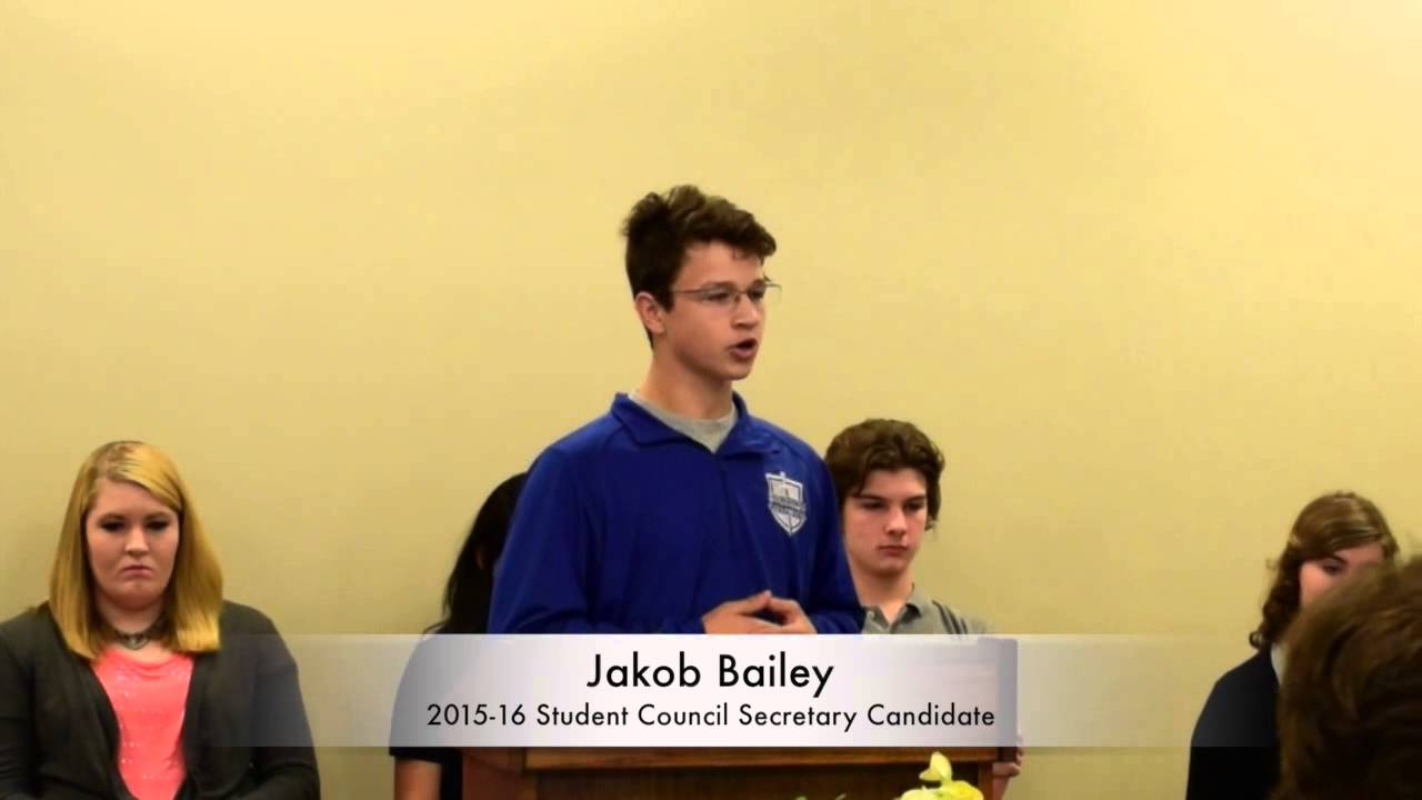 Secretary Candidate   Jakob Bailey