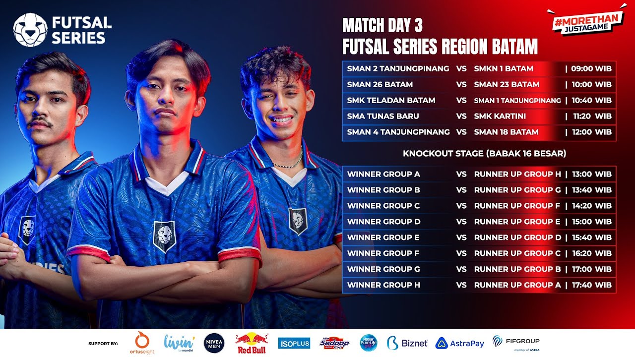Futsal Series Batam Tahun 2024 | Match 31 | SMAN 2 Tanjungpinang vs SMKN 1 Batam