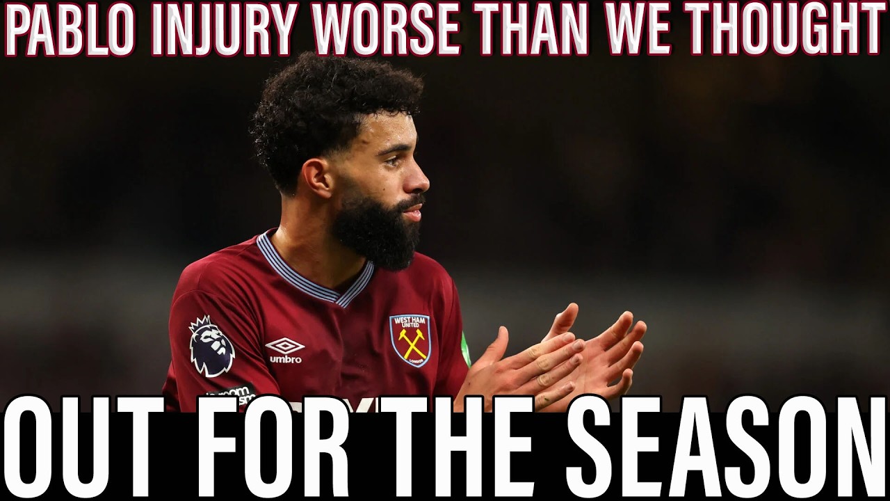 West Ham Injury Nightmare: Pablo OUT for the Season?! Nuno’s New System in Serious Trouble
