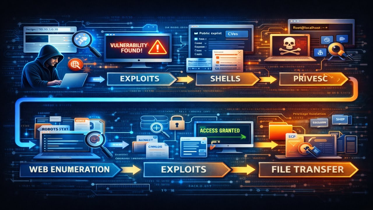 المنهجية الكاملة لاختبار الاختراق | From Enumeration to Privilege Escalation