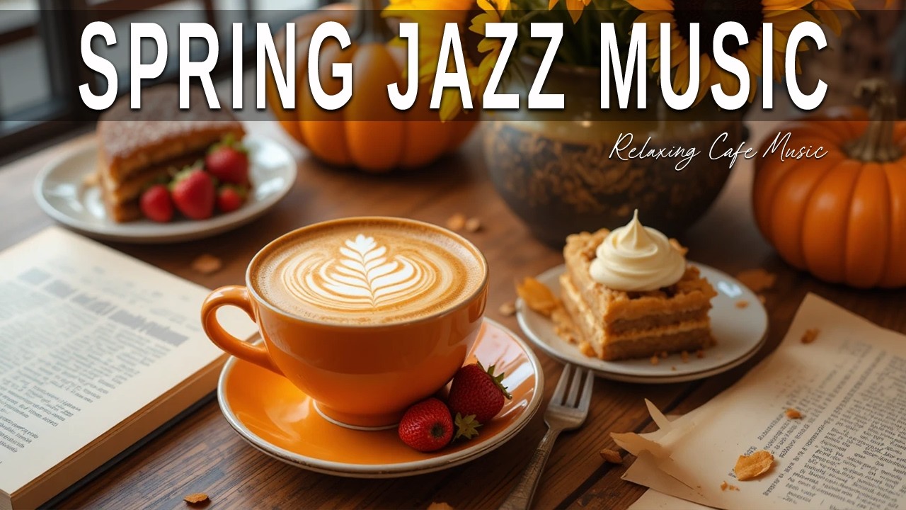 Spring Jazz Music ☕ Bossa Nova instrumental for  Working, Studying and Stress Relief