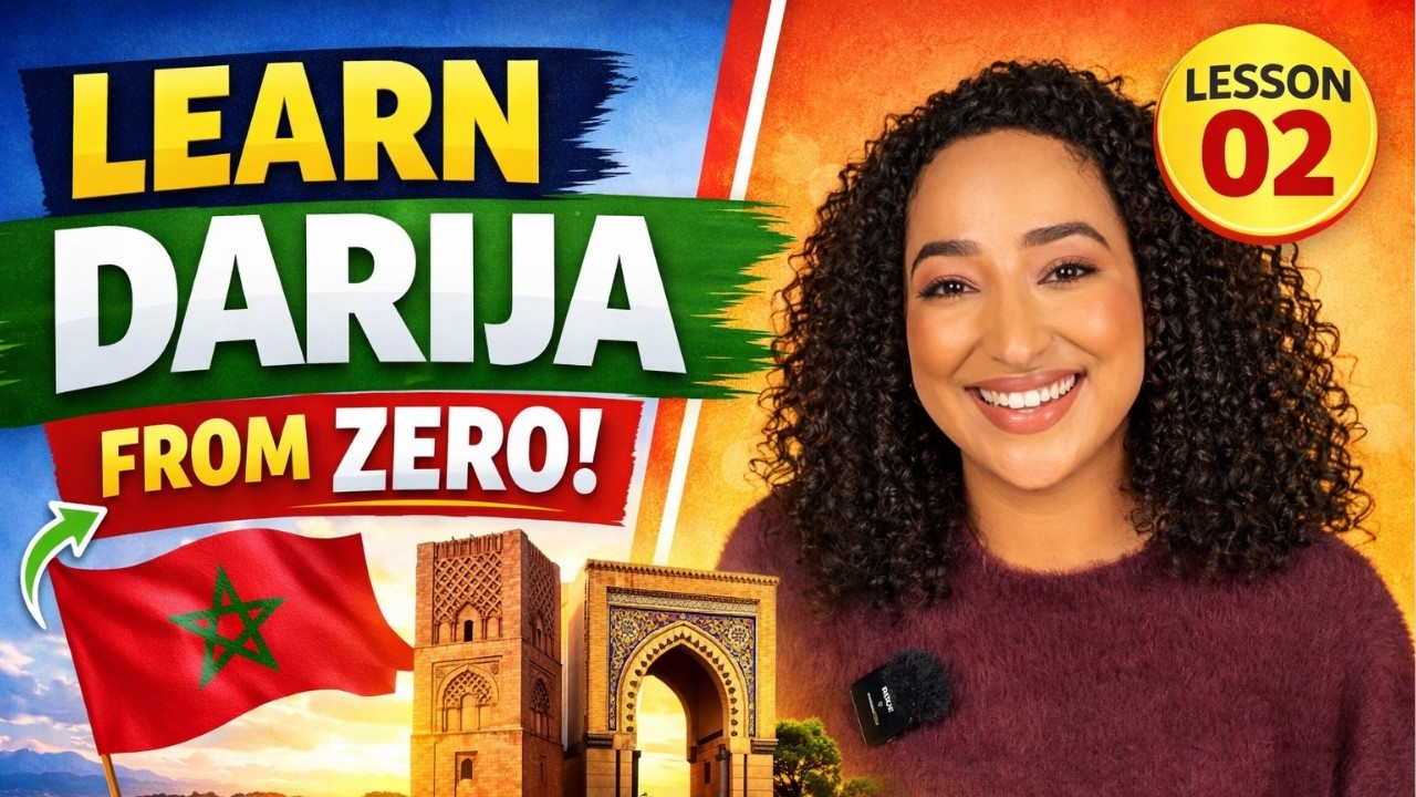 Speak Moroccan Darija From Day 1 – Build Your First Sentences (Lesson 2)
