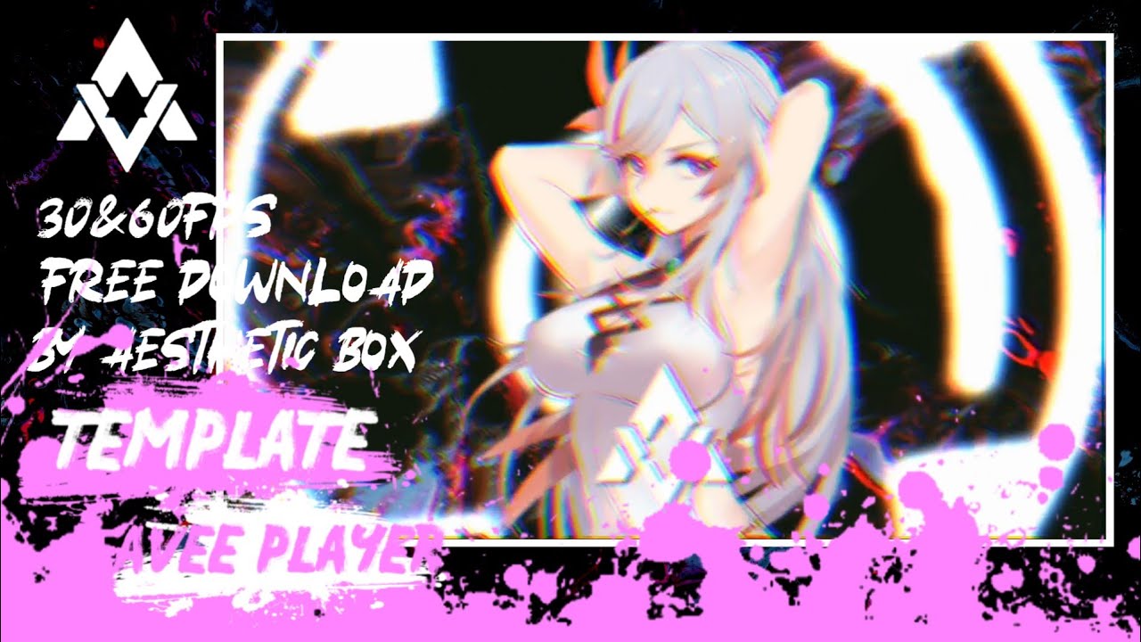 TEMPLATE NIGHTCORE DUBSTEP || AVEE PLAYER TEMPLATE || AESTHETIC BOX