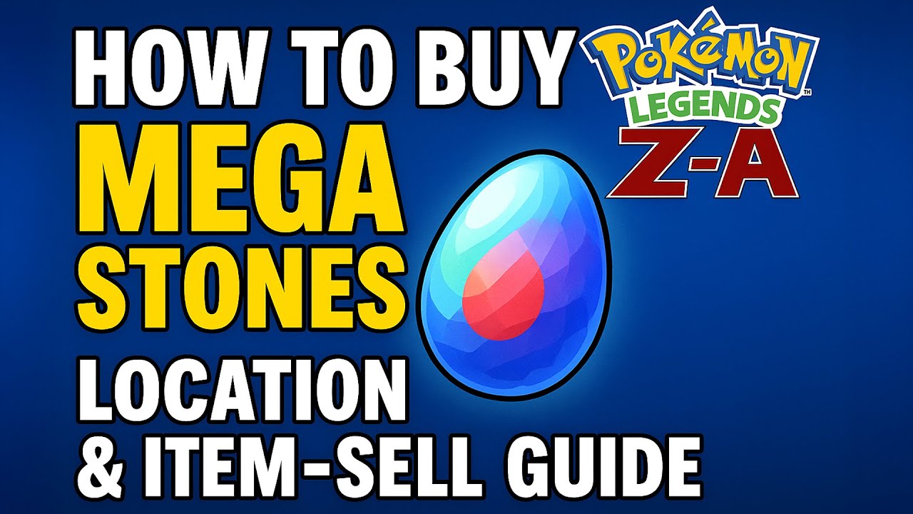 Как купить мегакамни в Pok&eacute;mon Legends Z-A &ndash; Руководство по местоположению и обмену мегакамней