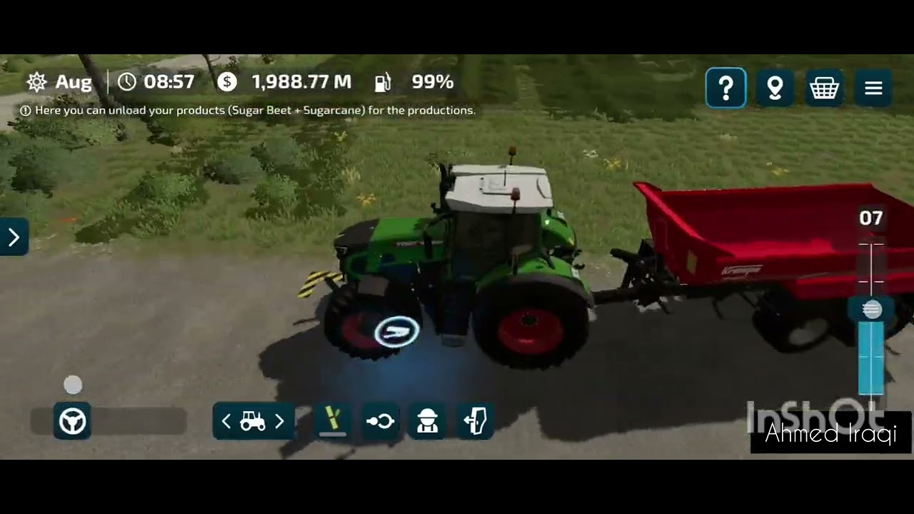 Harvesting sugarcane, sheep, and cows on the farm 🐄🐑🚜🛹 FS23
