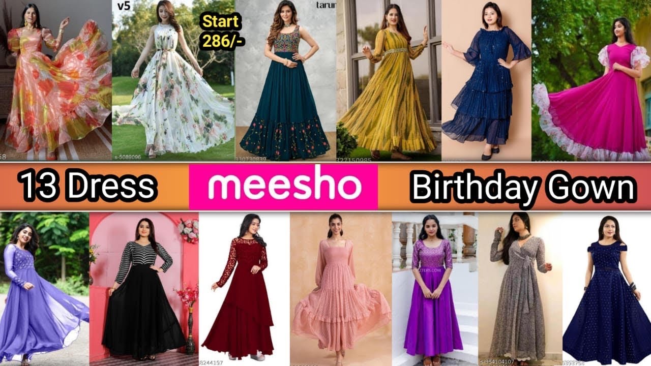 PART-2 😱 *Huge* Meesho party wear gown haul ✨💝| Birthday outfit 👗 | Tryon Haul | Honest Review |