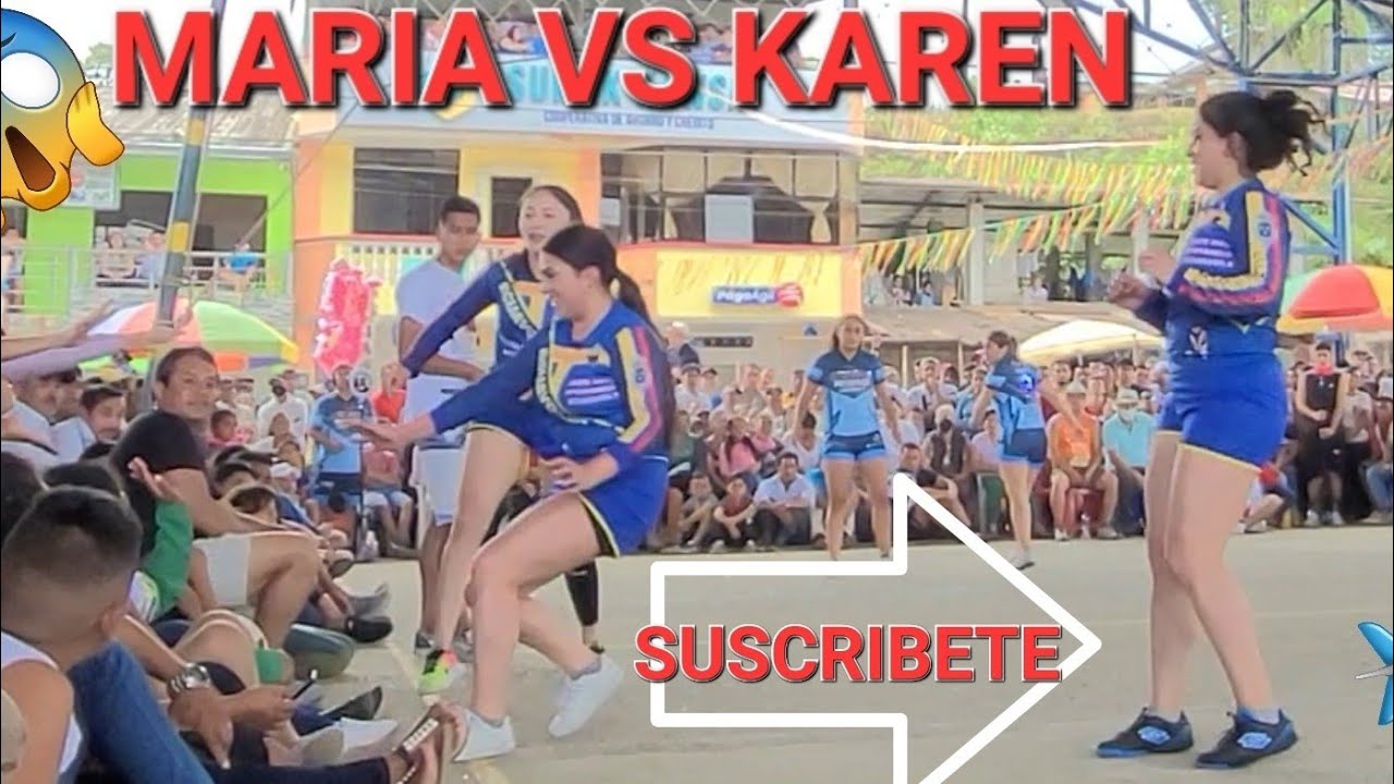 EL DIA EN QUE MARIA ABRIL MOSTRO TODO SU JUEGO EN EL ECUAVOLEY VS KAREN POR APUESTAS