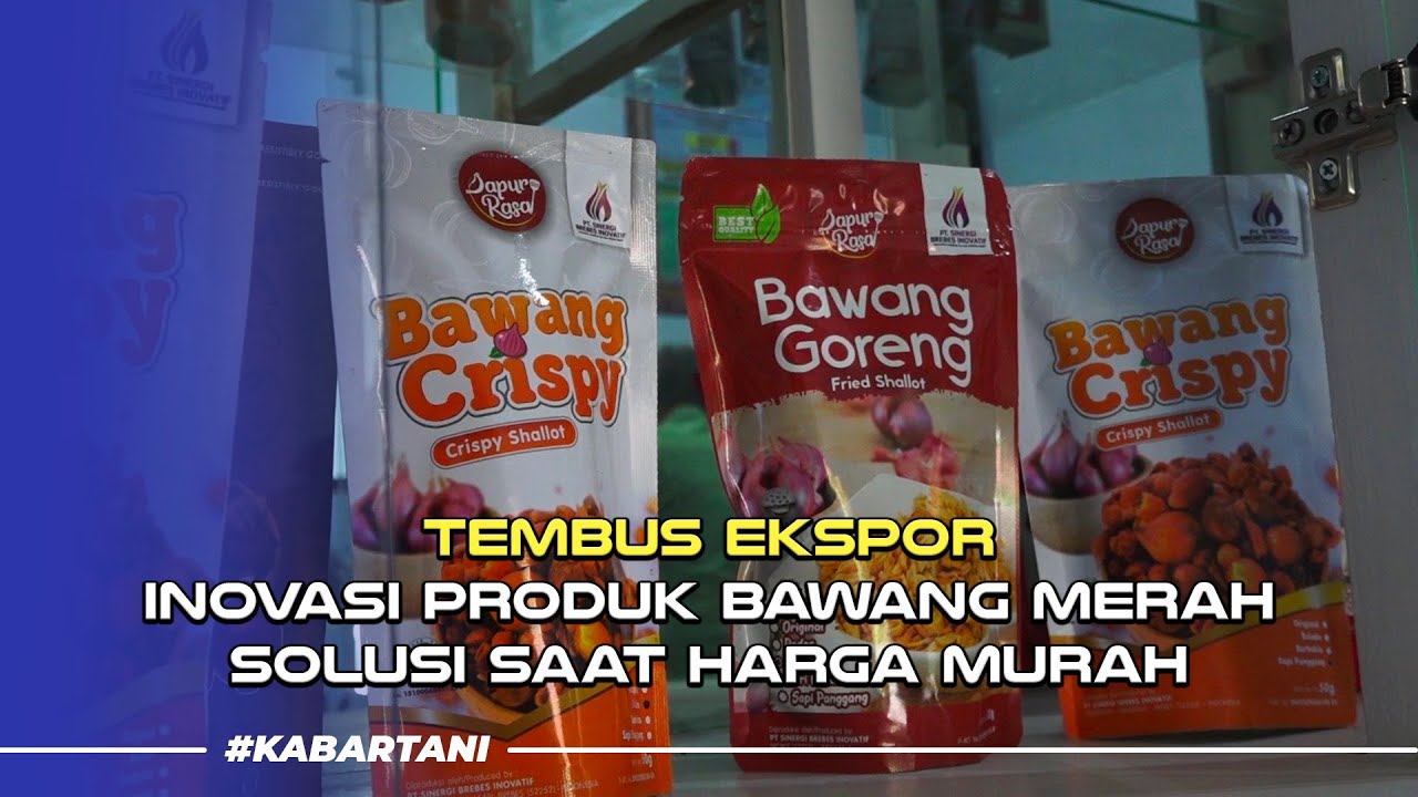 Tembus Ekspor, Inovasi Produk Bawang Merah Solusi Saat Harga Murah