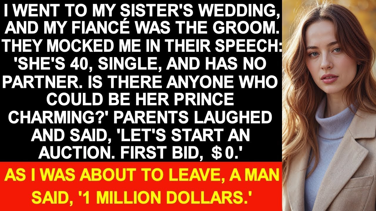 I went to my sister's wedding, and my fiancé was the groom. They mocked me in their speech...