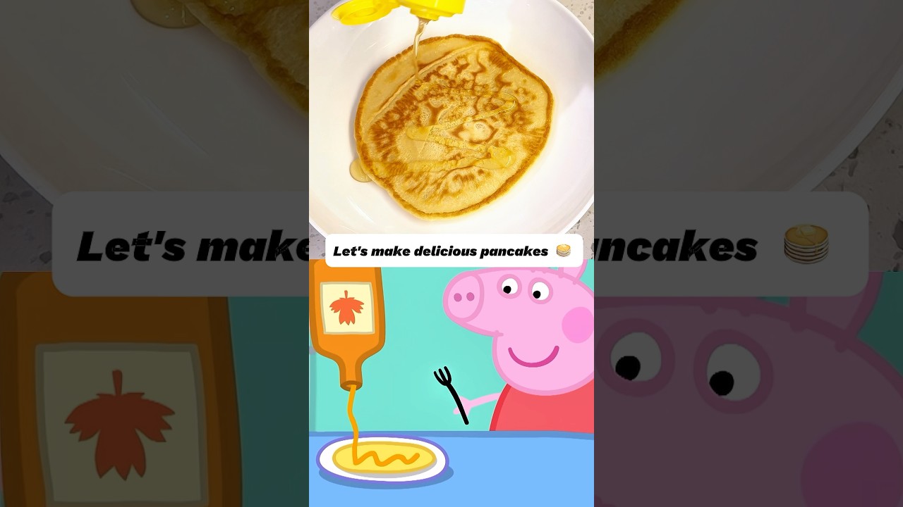 Delicious pancake from Peppa Pig 🐽 #shorts