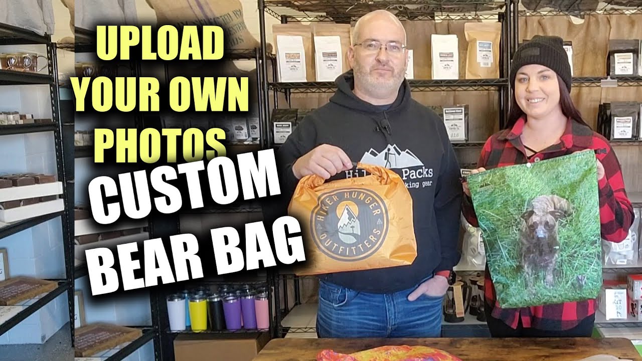 Custom printed bear bag (DTRS75 food bag)