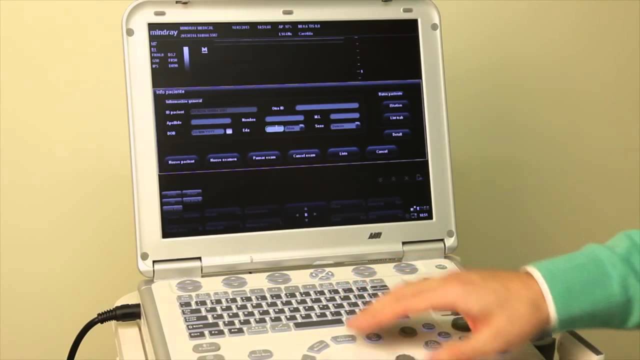 MINDRAY | Mindray M7 Tutorial Spainish   Hand Carried Color Doppler Diagnostic Ultrasound System
