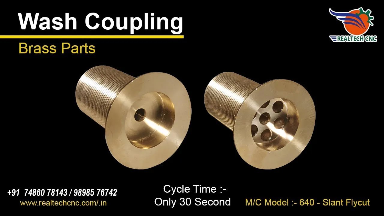 Wash Coupling | RealTech CNC Machine VD-212