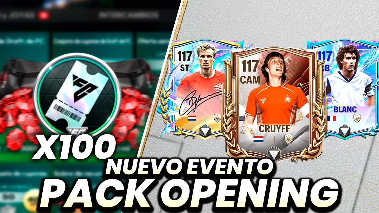 NUEVO EVENTO CAPPED LEGENDS... 🔥 PACK OPENING CON MUCHOS TICKETS Y EN BUSCA DE CRUYFF