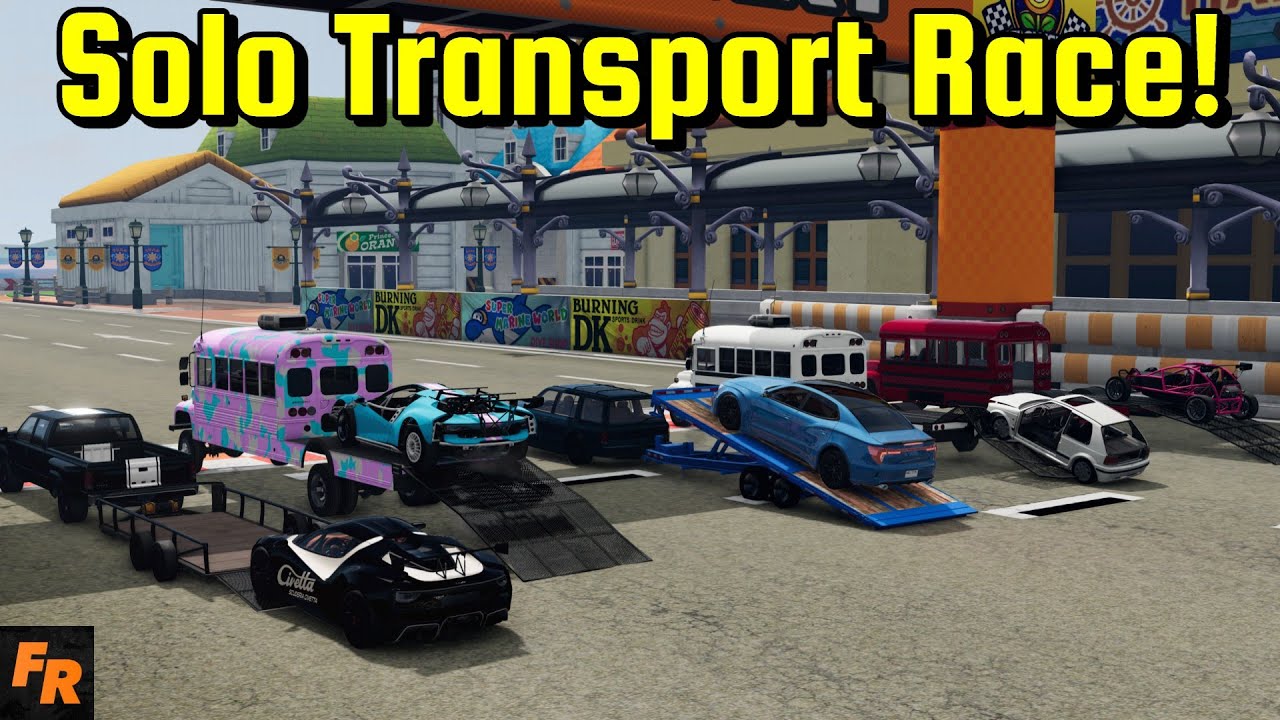 The Solo Transport Race! - BeamNG Drive