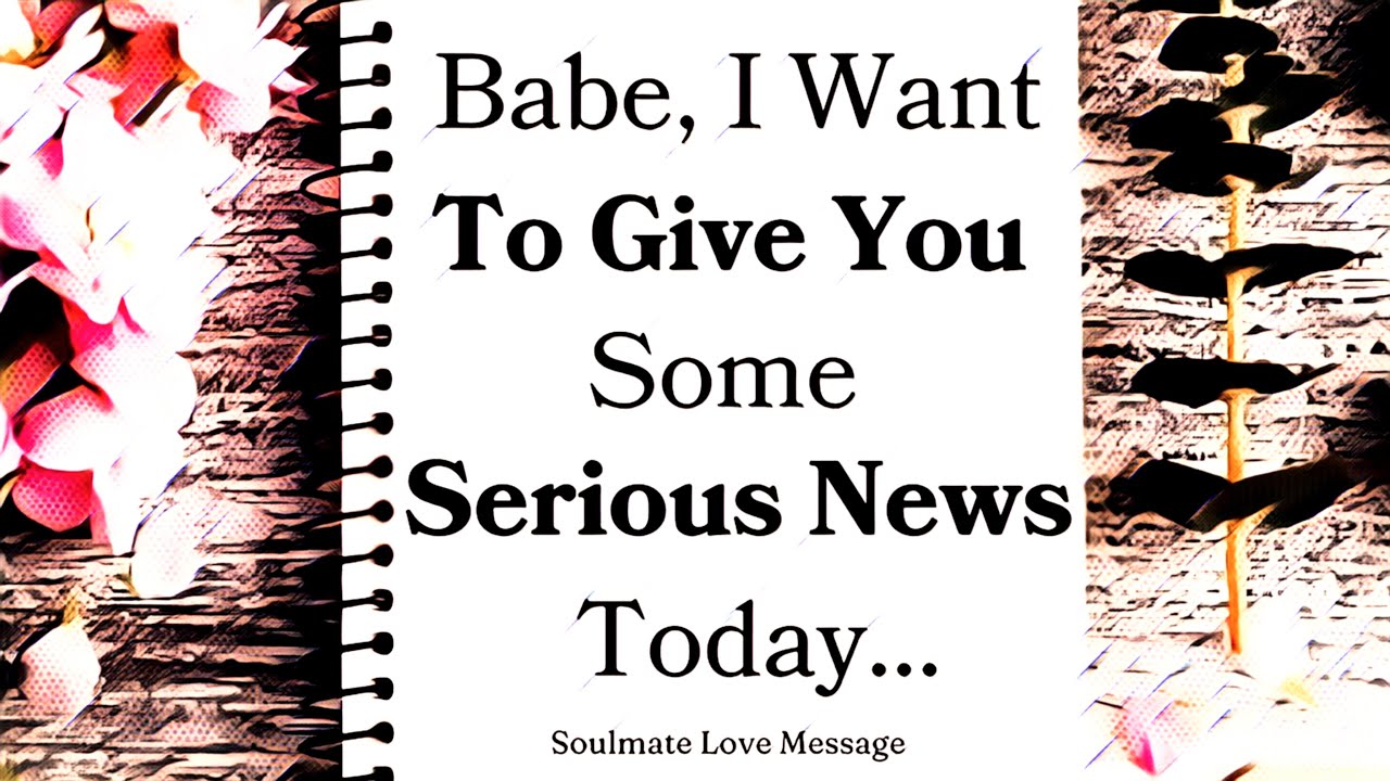 📢 I Want To Give You Some Serious News Today... 🤫📰 (Current Feelings) 19 January 2026